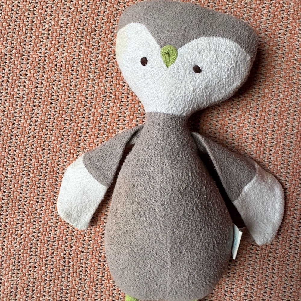 Charming Well-Loved Plush Owl and Fox Duo by Hazel Village - Picture 3 of 7
